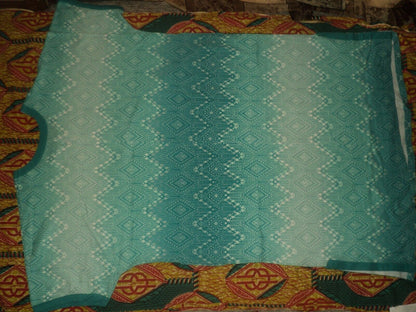 Dreams & Co. Plus Size Paradise Turquoise A-line Banded-cuff Lounger Size 5X