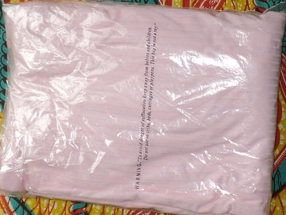 Only Necessities Plus Size Pink Flutter Sleeves Rib Knit Long Nightgown Size 1X