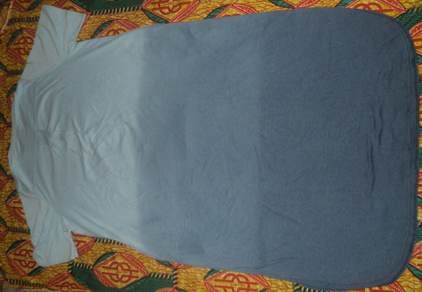 Dreams & Co. Plus Size Royal Navy Ombre Short Sleeve Knit Lounger Size 4X(34/36)