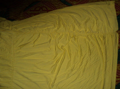 Jessica London Plus Size Bright Lemon Sleeveless Ruched Short Tank Dress Size 22