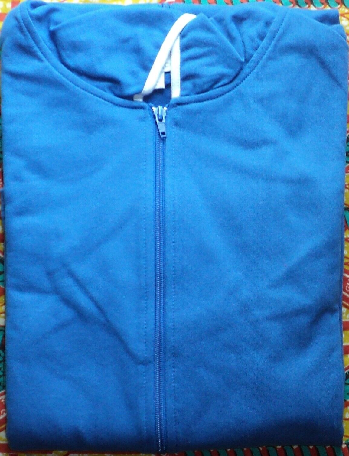 Dreams & Co. Plus Size Cobalt Blue 3/4 Sleeves Long Hooded Robe Size 1X(22/24)