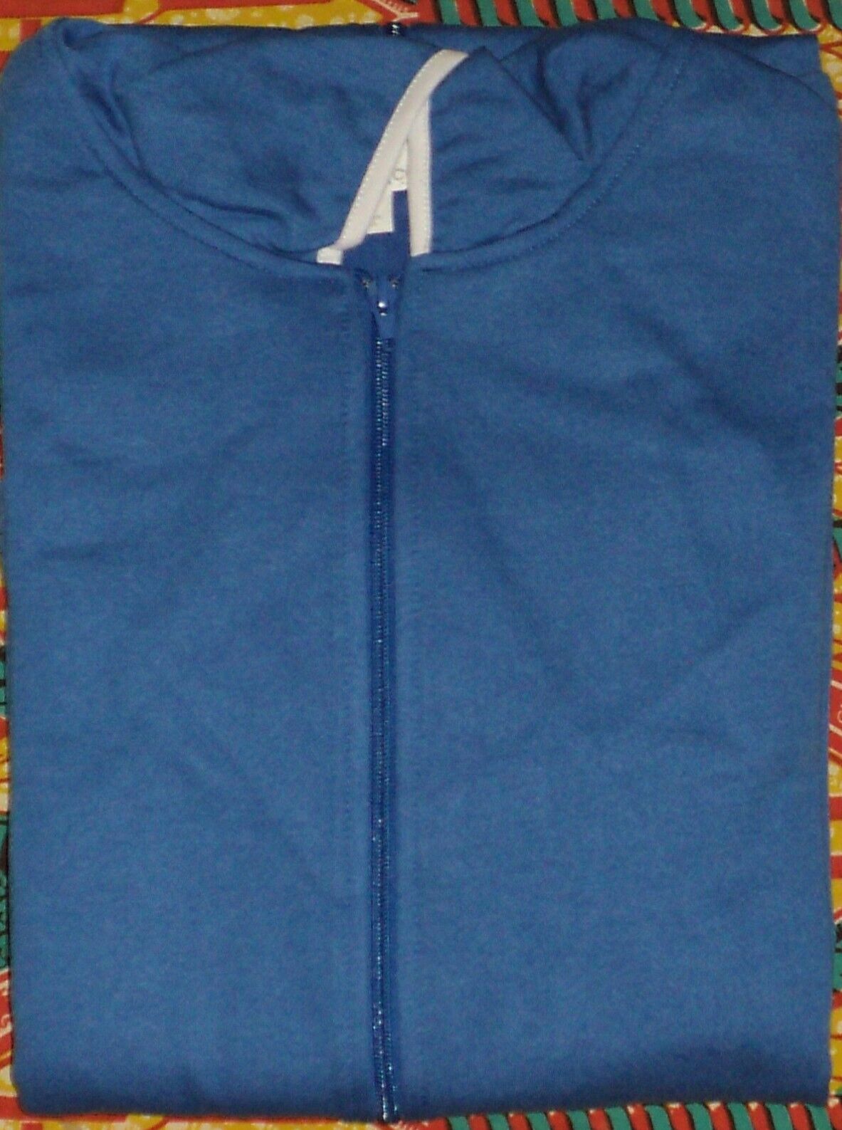 Dreams & Co. Plus Size Cobalt Blue 3/4 Sleeves Long Hooded Robe Size 1X(22/24)