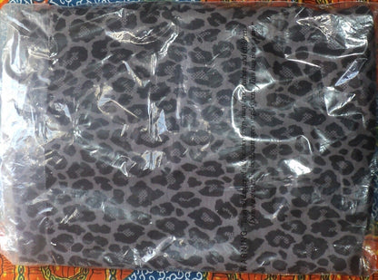 Jessica London Plus size Grey Long Sleeves Mockneck Animal Print Dress Size 24