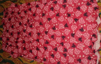 Only Necessities Plus Size Pink Burst  Cotton Flannel Print Nightgown Sz L-18/20