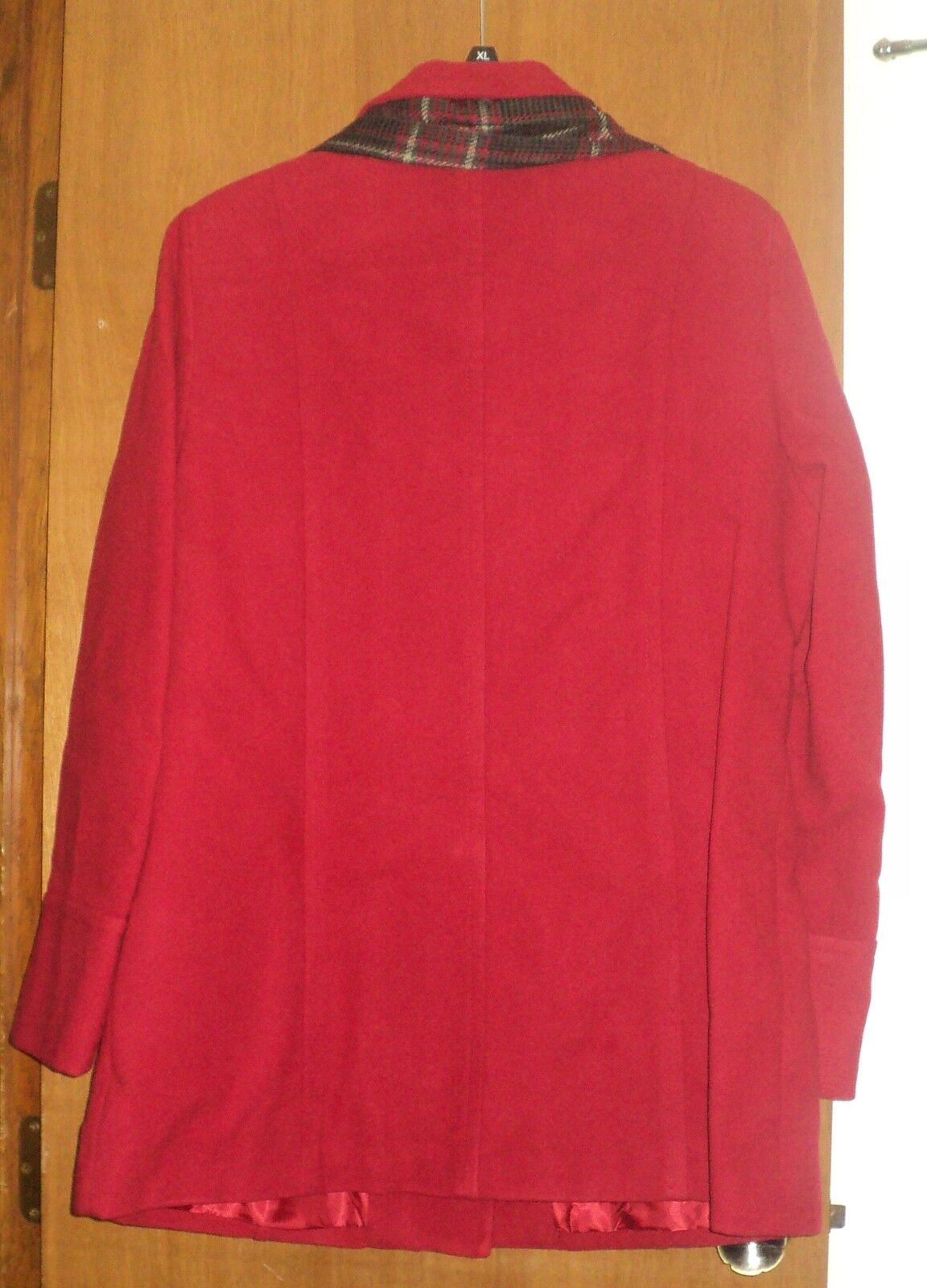 Liz Claiborne Ruby Red Plus Size Long Sleeves Scarf Coat Size XL