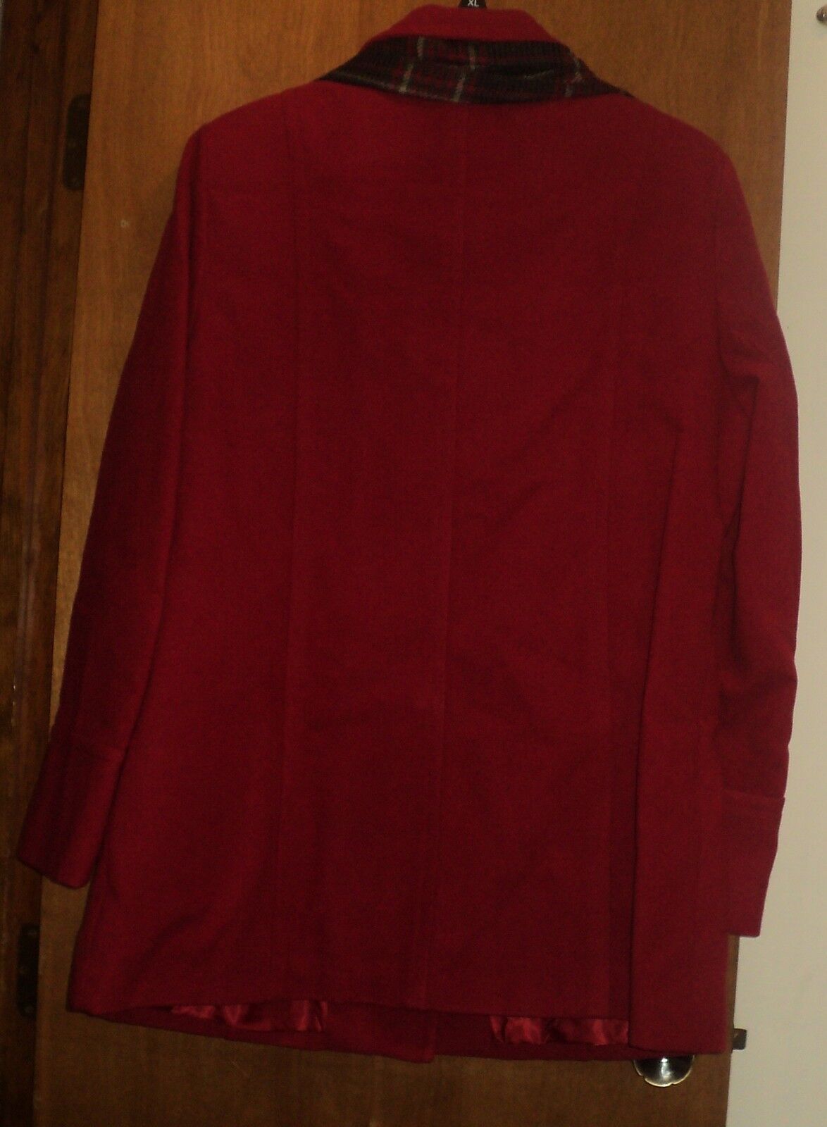 Liz Claiborne Ruby Red Plus Size Long Sleeves Scarf Coat Size XL