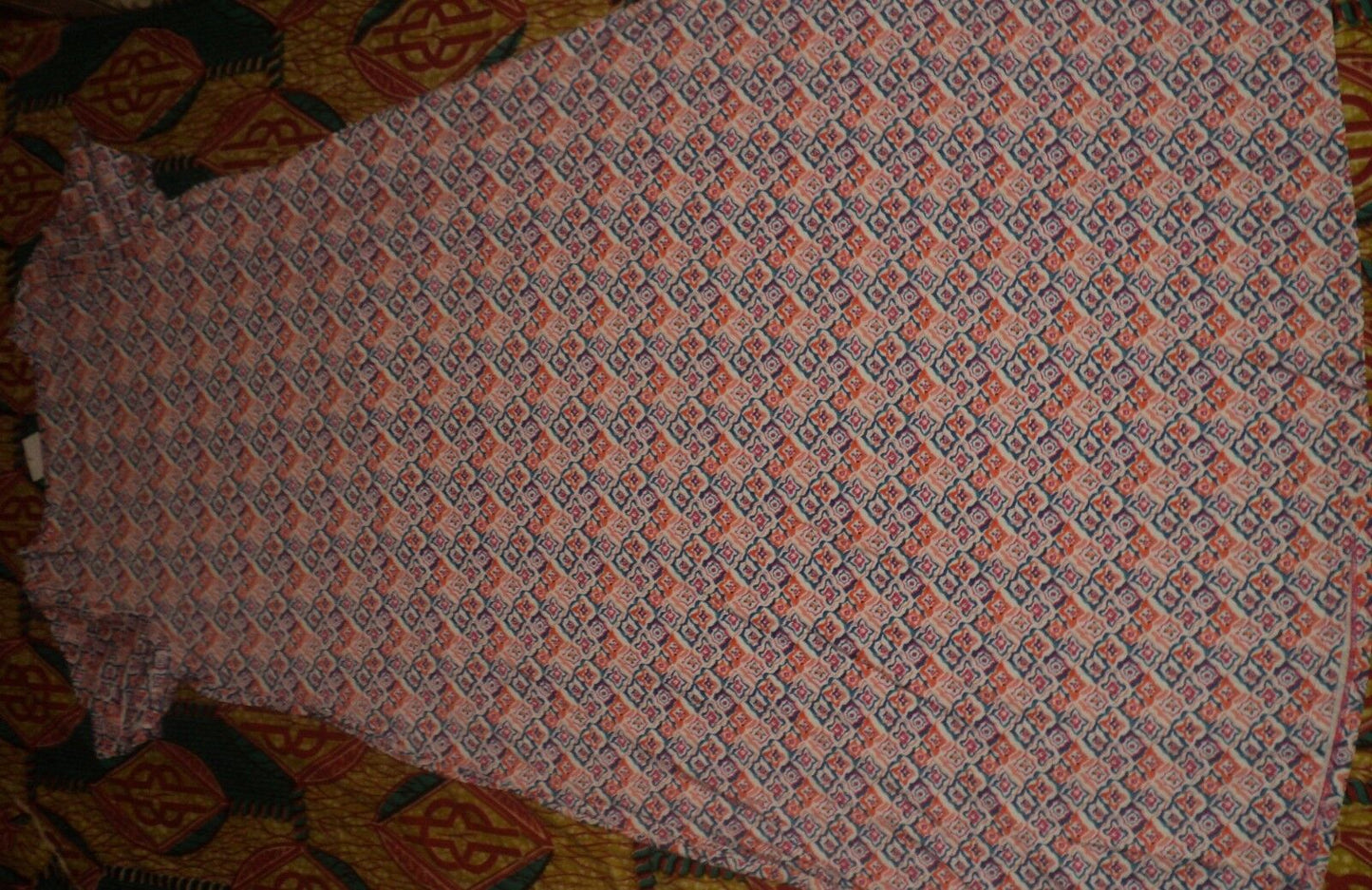 Jessica London Tall Plus Size Vibrant Orange Crochet Applique Maxi Dress Sz 26W