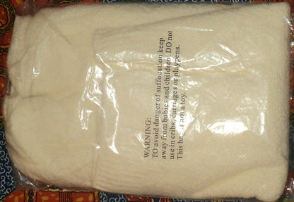 Plus Size Ivory Long Sleeves Poodle Pullover Sweater Size 2X(26W/28W)