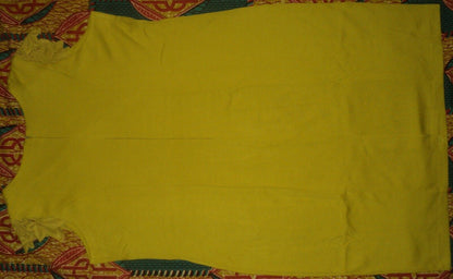 Roaman's Plus Size Bright Pistachio V-neckline Lace Trim Dress Size 20W