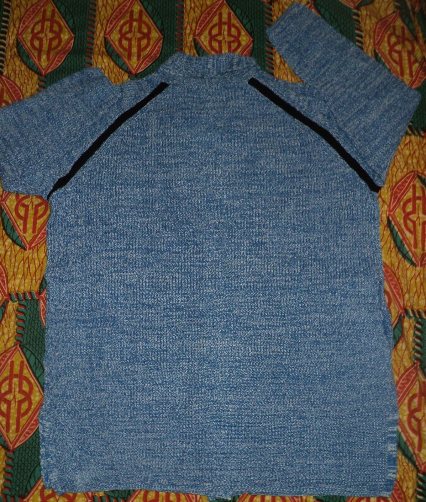 Woman Within Plus Size Bright Cobalt White Sporty Cardigan Size 2X(26/28)