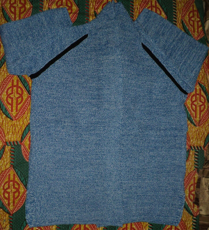 Woman Within Plus Size Bright Cobalt White Sporty Cardigan Size 2X(26/28)