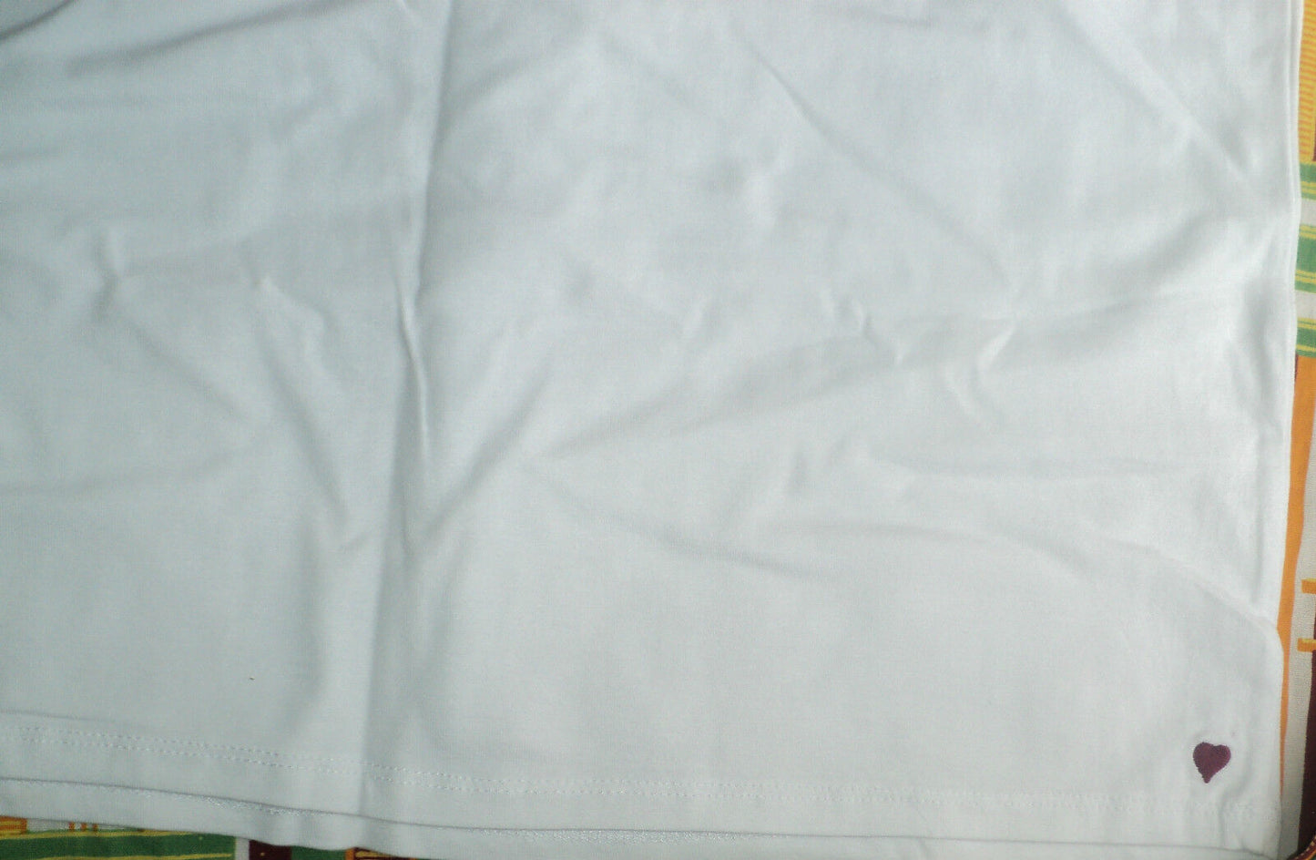 Denim 24/7 Plus Size Pale Blush Short Sleeve Peek-A-Boo Tee Size M(14W/16W)