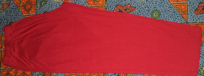 Only Necessities Plus Size Classic Red Winter-Theme 2PC Knit Pantset 2X(26W/28W)