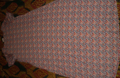 Jessica London Plus Size Petite Vibrant Orange Crochet Applique Maxi Dress 18W