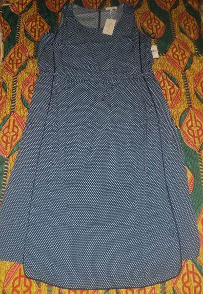 Two by Vince Camuto Plus Size Blue Night Sleeveless Printed Maxi Dress Size 3X