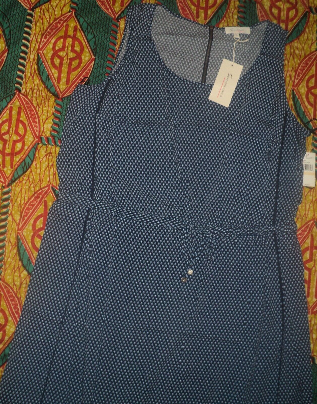 Two by Vince Camuto Plus Size Blue Night Sleeveless Printed Maxi Dress Size 3X