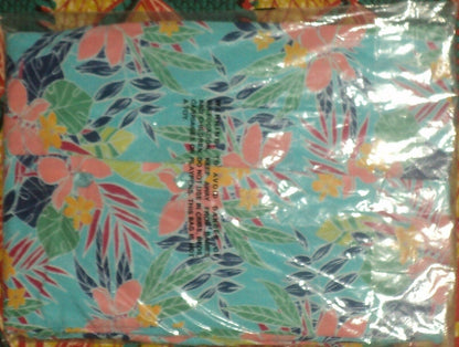 Woman Within Plus Size Caribbean Blue Scoopneck Button-Front Maxi Dress Size 30W