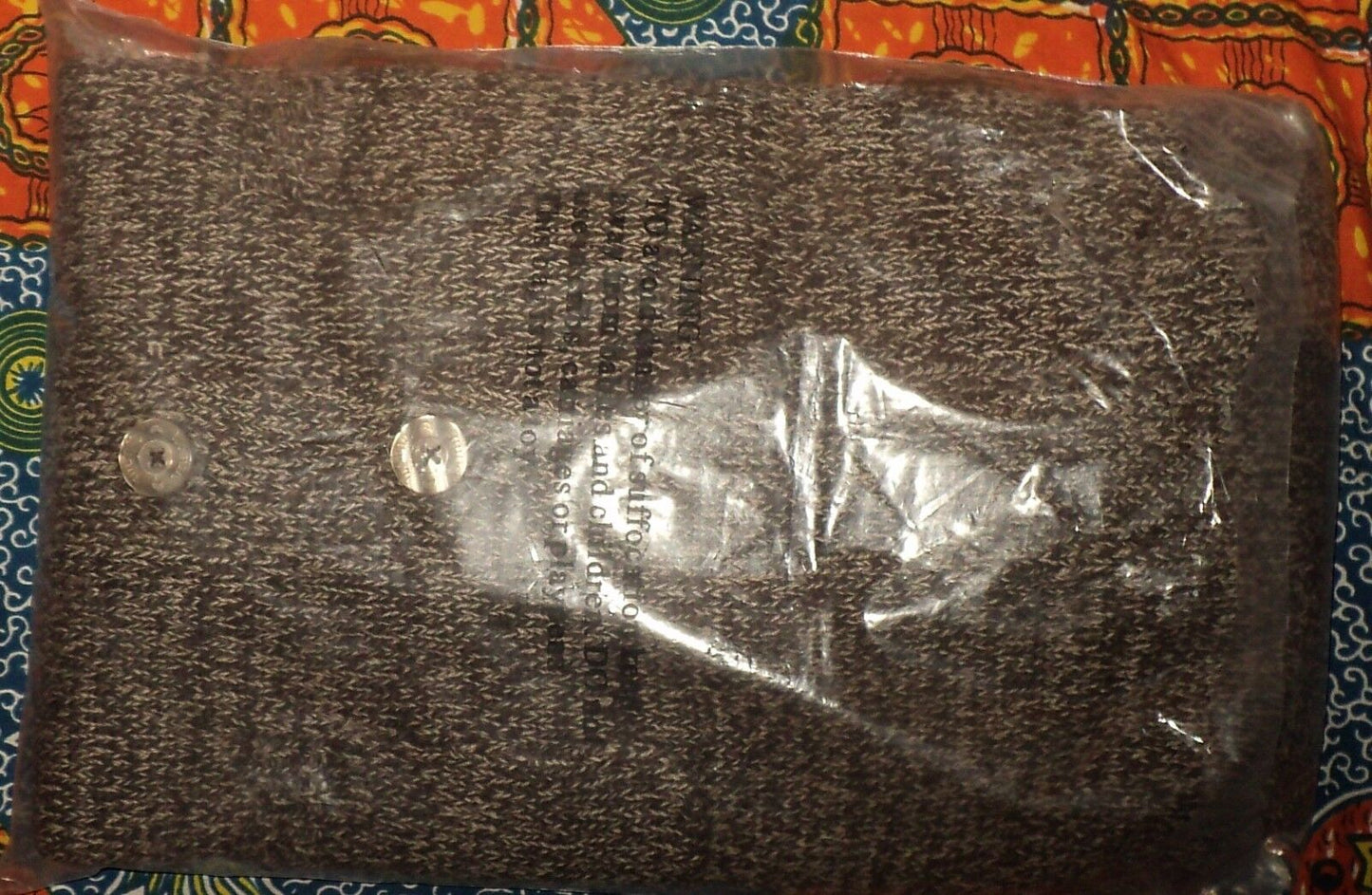 Woman Within Plus Size Light Khaki Chocolate Marled Sweater Cardigan Size 3X