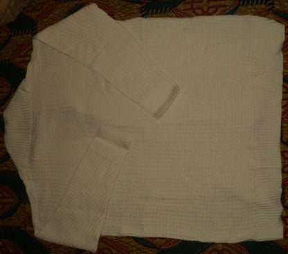 Woman Within Plus Size  Ivory Shawl Collar Long Sleeve Cardigan Size 2X(26/28)