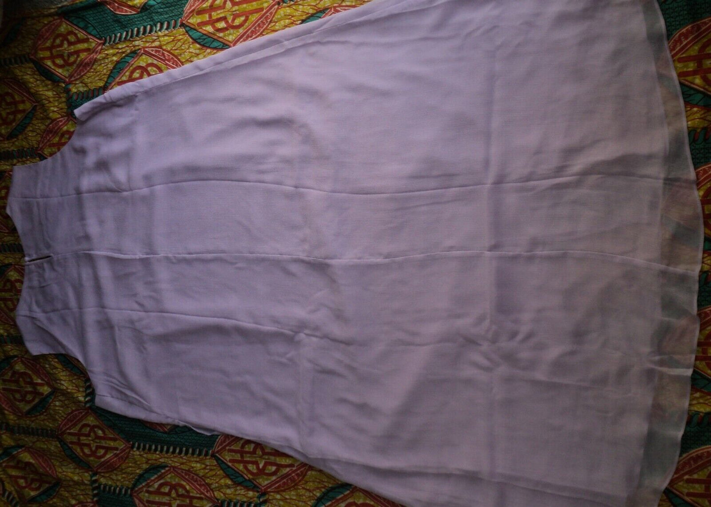 Denim 24/7 Plus Size Pale Lavender Embellished High-Low Sleeveless Dress Sz 30W