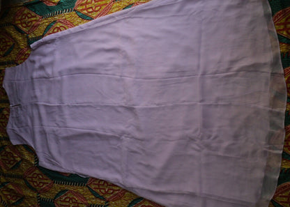 Denim 24/7 Plus Size Pale Lavender Embellished High-Low Sleeveless Dress Sz 30W