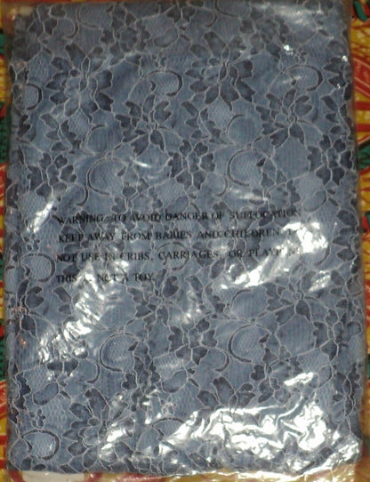 Jessica London Plus Size Sky Blue On Or Off  Style Blouson Lace Dress Size 28W