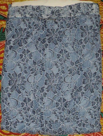 Jessica London Plus Size Sky Blue On Or Off  Style Blouson Lace Dress Size 28W