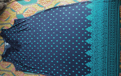 Catherines Plus Size Cool Ethnic Print Terrace Ridge Maxi Dress Size 4X(30/32W)