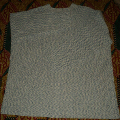 Woman Within Plus Size French Blue Space Dye Shaker Knit Cardigan Size 1X-22/24