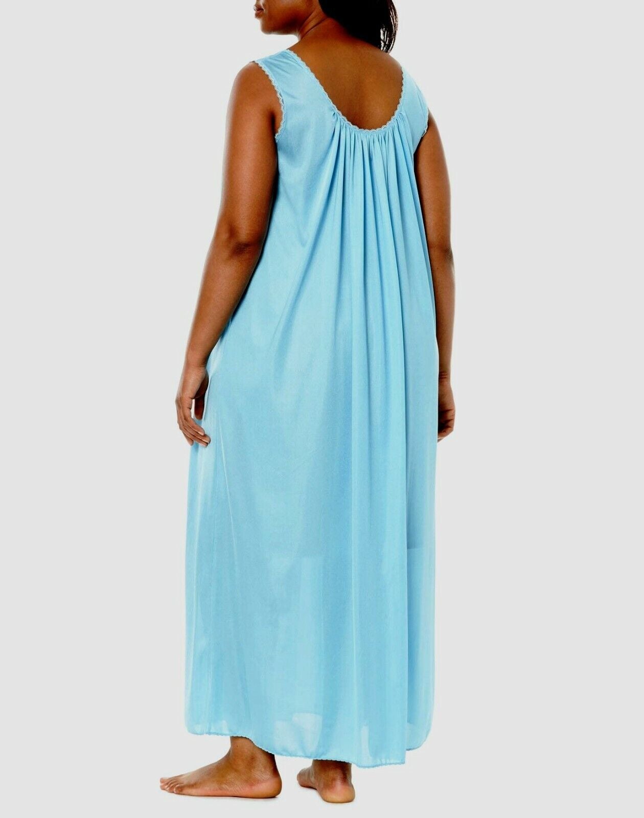 Only Necessities Plus Size Banana Long Tricot Knit Nightgown Size 2X(26/28)