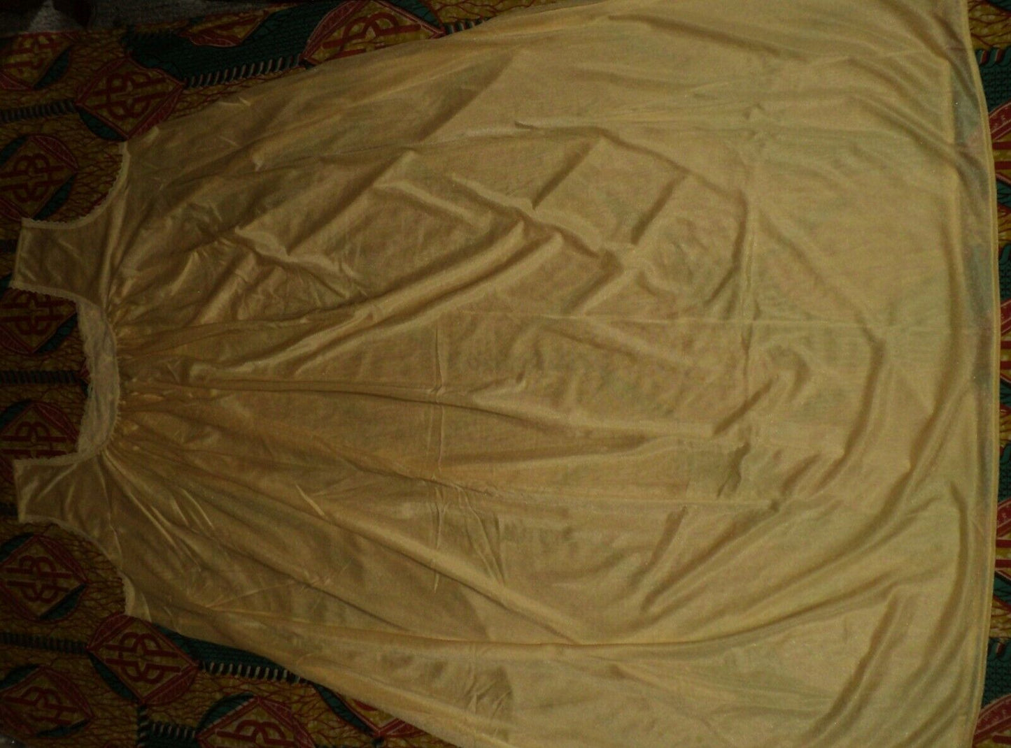Only Necessities Plus Size Banana Long Tricot Knit Nightgown Size 2X(26/28)