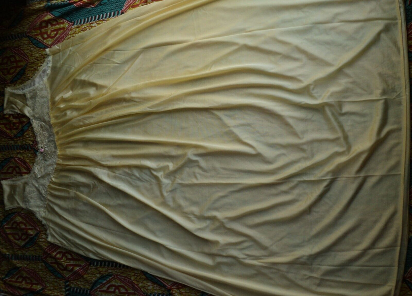 Only Necessities Plus Size Banana Long Tricot Knit Nightgown Size 2X(26/28)