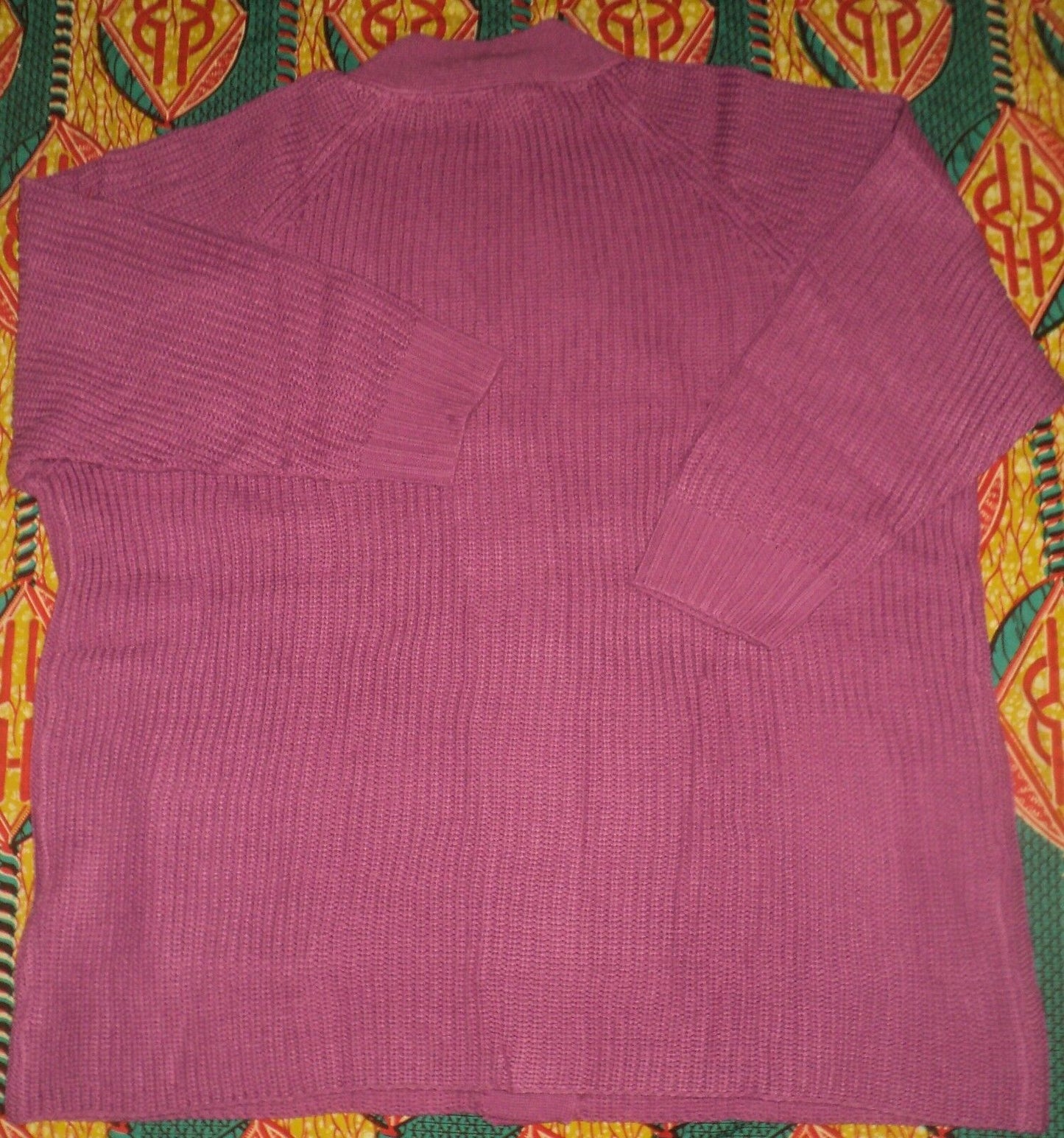 Woman Within Plus Size Deep Orchid Shaker Knit Cardigan Size 1X(22/24)