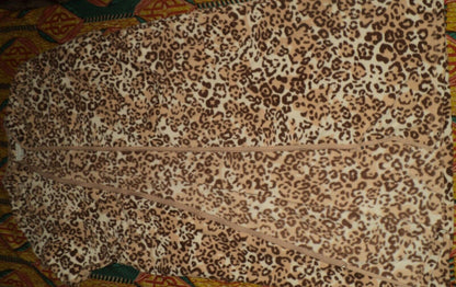 Dreams & Co. Plus Size Leopard Print Microfleece Robe Size 2X(26/28)