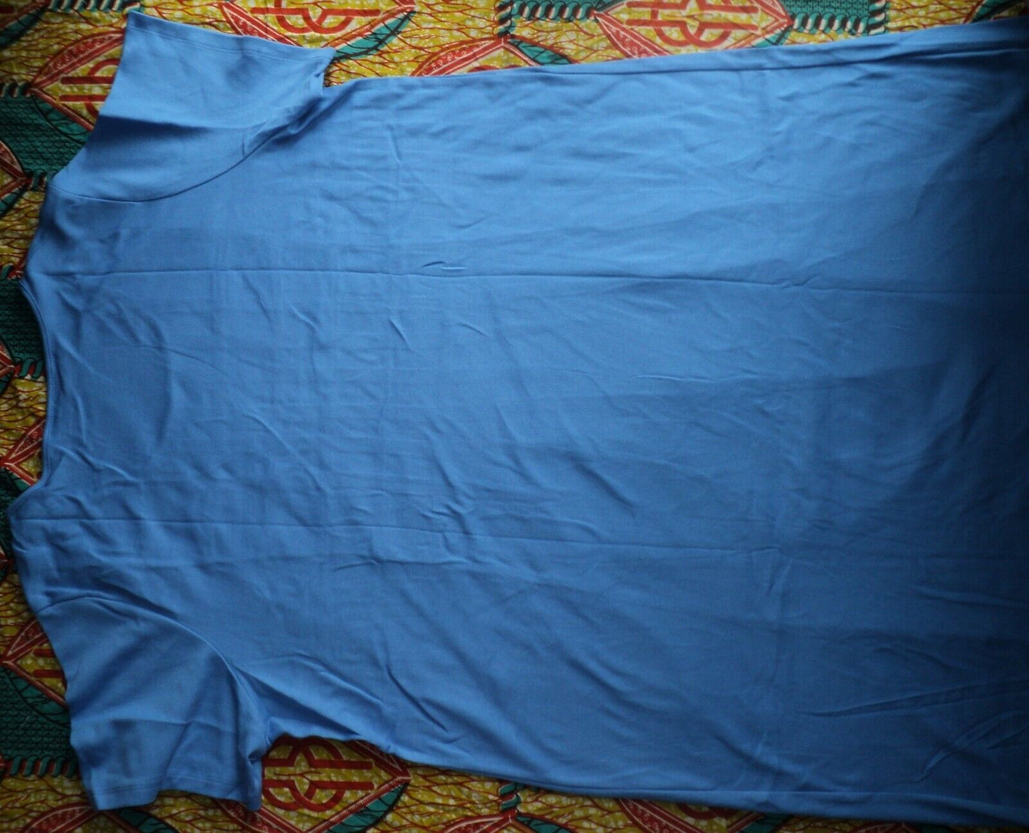 Dreams & Co. Plus Size Cornflower Blue Solid Pintucked Lounger Size 3X(30/32)