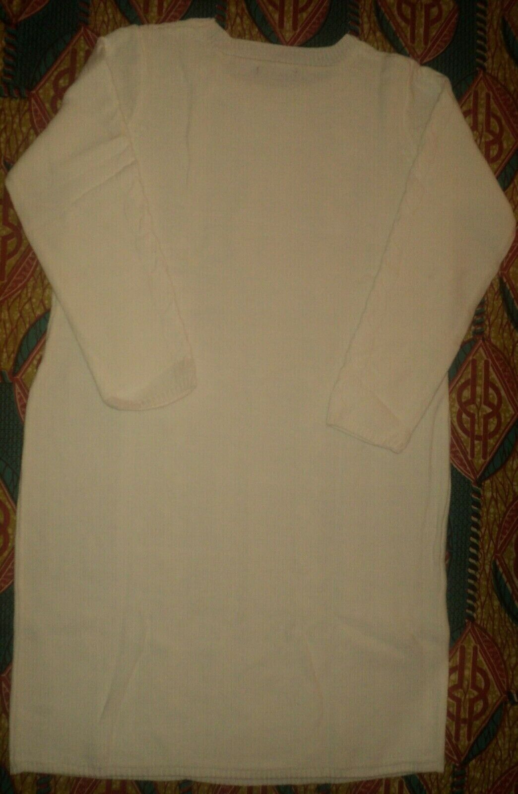 Jessica London Plus size Ivory Cable Knit Long Sleeves Sweater Dress Size 22/24