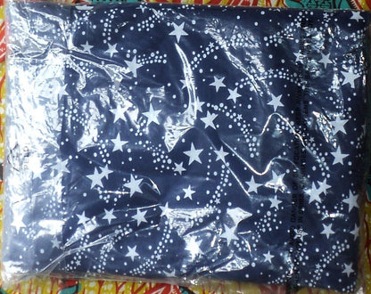 Dreams & Co. Plus Size Evening Blue Stars Long Henley Sleepshirt Size 1X(22/24)